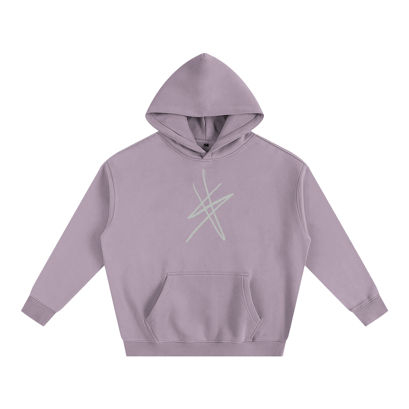signature collection Oversized Fleeced Hoodie - pink