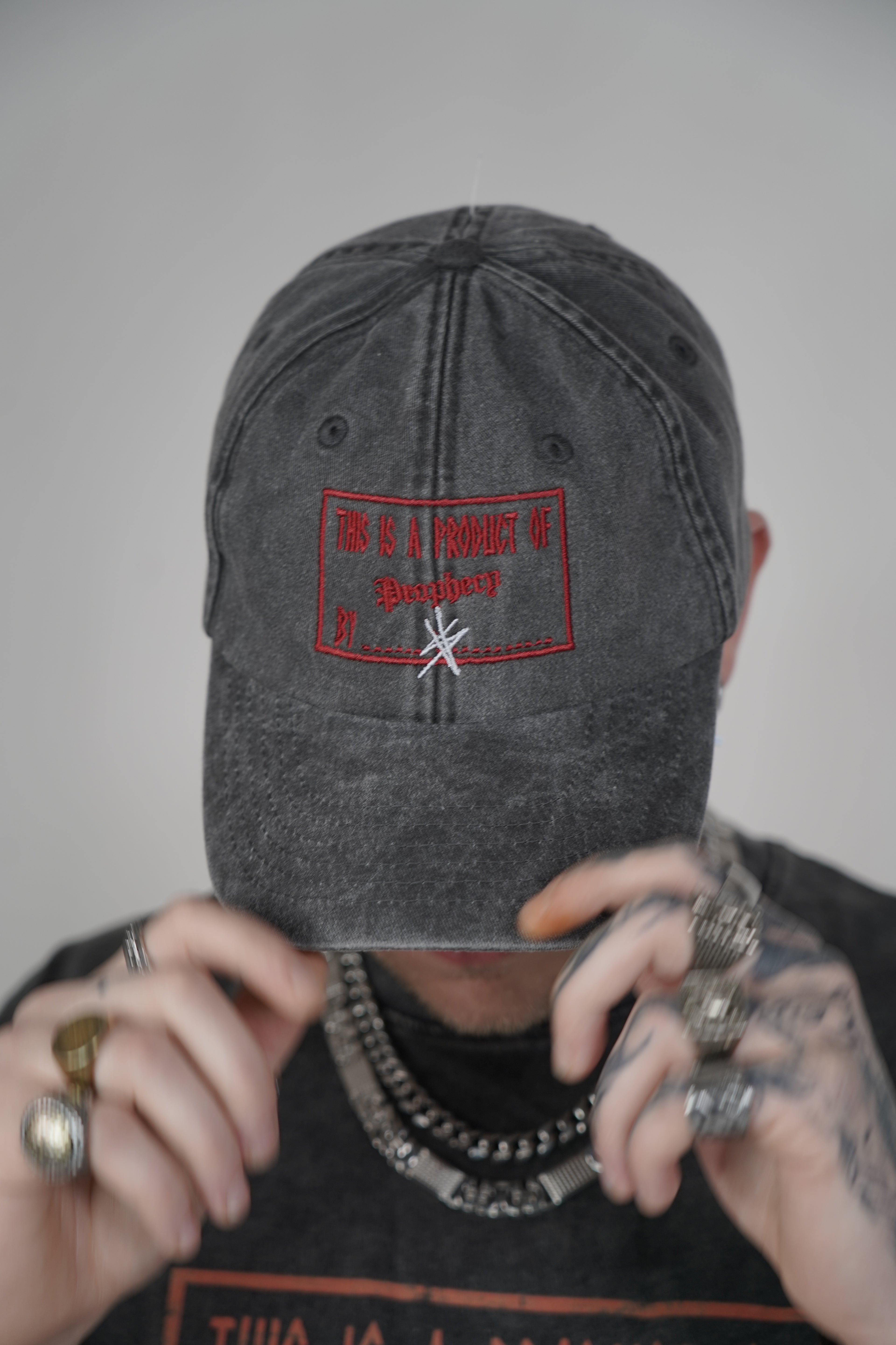 Product Of Prophecy print baseball cap