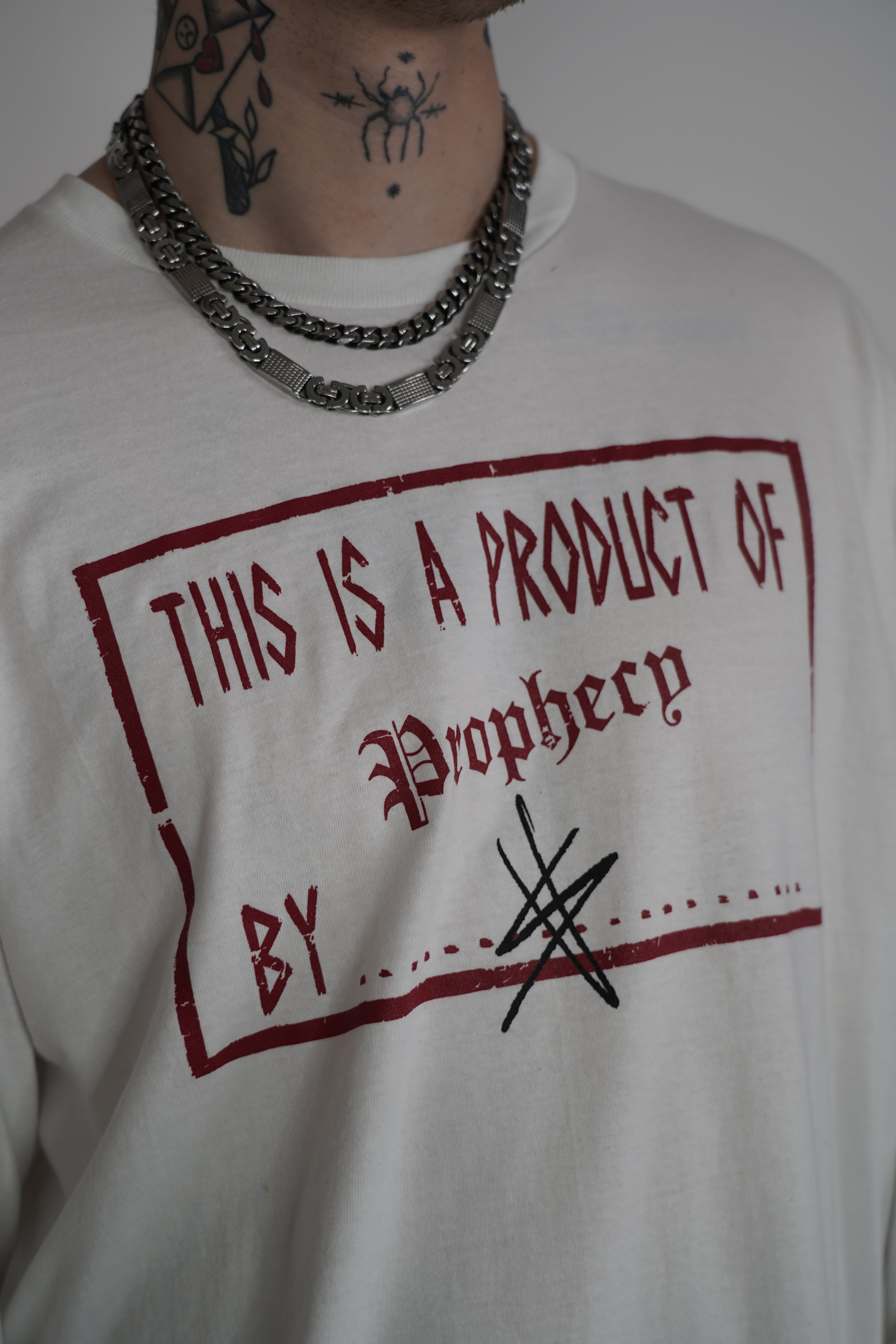 Product Of Prophecy Print Long Sleeve Tee